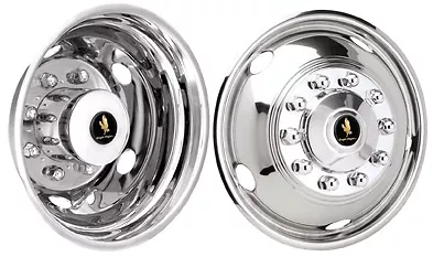 19.5  Chevy / GMC 3500HD Dually Wheel Simulators 10 Lug Rear 5 Lug Front Bolt On • $248