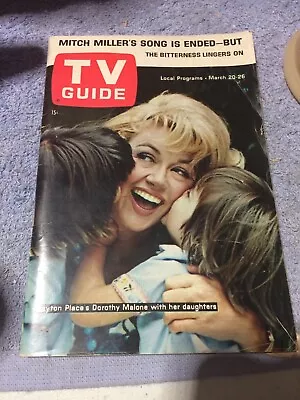 Tv Guide March 1965 Dorothy Malone Peyton Place Anne Bancroft Charles Lane • $19.99