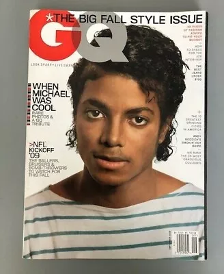 GQ Magazine - September 2009 - Michael Jackson On Cover • $7.95