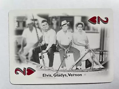 Elvis Presley Rock Star Music Swap Card: Gladys Vernon Mother Mum Dad Family • $1.93