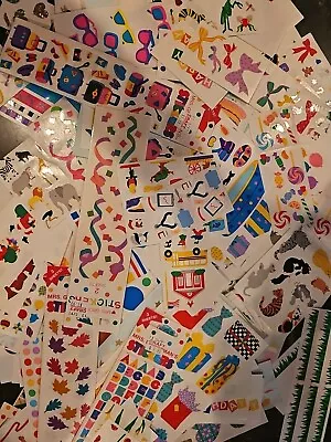 Mrs Grossman’s Sticker Lot Hundreds 1980's-1990’s Vintage Collection Christmas • $159