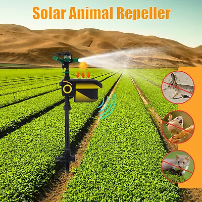 Hydro Critter Blaster Animal Sprinkler Repeller Scarecrow Motion Activated Solar • $41