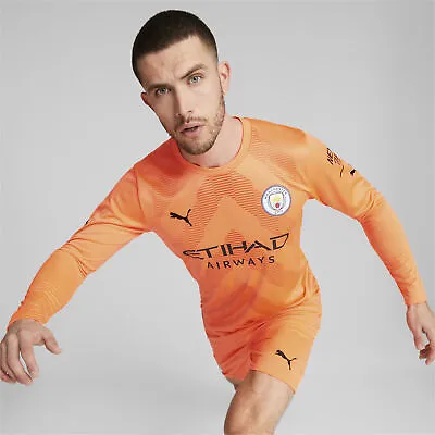 PUMA Manchester City F.C. Football Goalkeeper Long Sleeve Replica Jersey  - Mens • £30