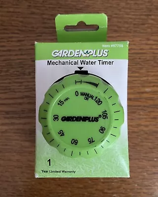 BRAND NEW GardenPlus Mechanical Daily Water Timer For Outdoor Garden Hose • $7.97