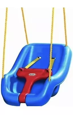 $24.99 • Buy Baby Boy Outdoor Swing Portable Hanging Toddler Rocker Blue New Toddler Swing