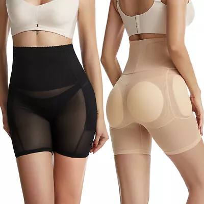 Big Padded Bum And Hip Enhancer Pants Butt Shaper Lifter Booty 4Pads High Waist • £11.64