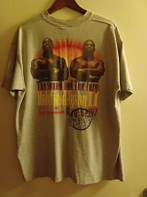 Vintage 1997 Tyson Vs Holyfield II Bite Fight T Shirt  2X With Tag • $80