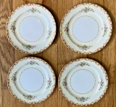 Noritake China Salad Plates 8” Diameter Set Of 4 Made In Occupied Japan Vintage • $32.40