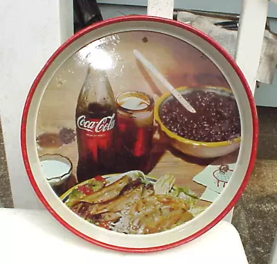 Sturdy Coke Tray Mexican W/6 Dimpled Feet Used But Presentable Unusual • $35