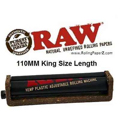 RAW®Hemp Ecoplastic Roller 110mm Adjustable Rolling Machine For King Size Papers • $8.95