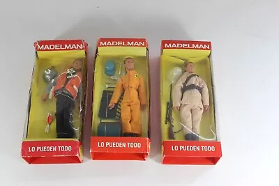 Madelman Spain  Reissue 2003  3 X Figures  Mib  Nice Set ! • $129