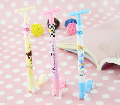 £2.29 • Buy Novelty Scooter Ballpoint Gel Pens Cute Funky School Supply Party Gift Bag Fille