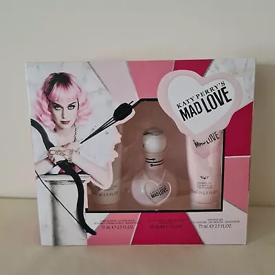 Katy Perry Mad Love Fragrance EDP 50ml Body Lotion 75ml &Shower Gel75ml Gift Set • £15.95