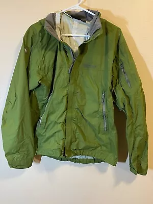 Marmot Driclime Hooded Lightweight Jacket Green Men’s Size Medium • $15