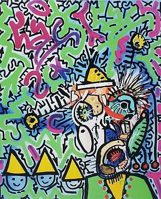 LA II Angel Ortiz Paul Kostabi Allen HAND SIGNED Both Artists X/50 Street Art • $395