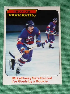 1978-79 O-Pee-Chee #1 Mike Bossy RC New York Islanders Rookie Highlights L@@K!!! • $50.89