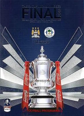 * MANCHESTER CITY V WIGAN ATHLETIC 2013 FA CUP FINAL PROGRAMME * • £8.99