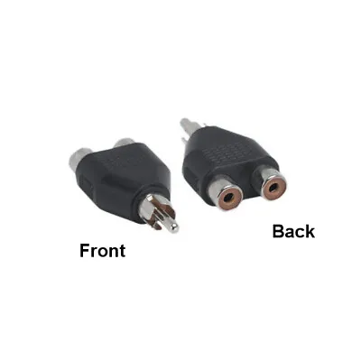 Kentek RCA Male To 2-RCA Red White Female Audio Y-Adapter For TV DVD Car MP3 MP4 • $6.50