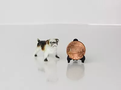 Vintage Miniature Bone China Dog Figurine Dollhouse Diorama • $8.99