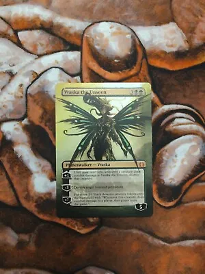 Magic The Gathering Vraska The Unseen #1 Hand Painted Unique Custom MTG Alter • $40