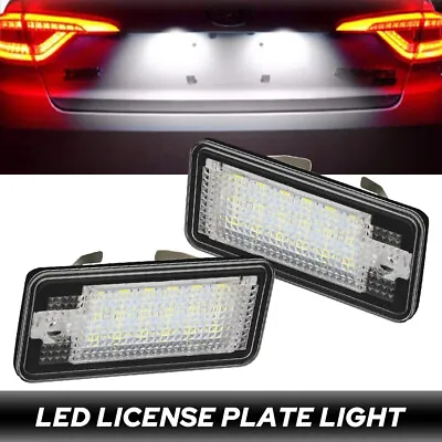 LED License Plate Light For Audi A3 A4 S3 S4 A6 S6 Q7 RS4 CANBUS Error Free US • $11.99