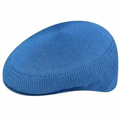 KANGOL Hat 504 Tropic Ventair Summer Flat Cap 0290BC Mykonos Blue Sizes: S - XL • £52.99