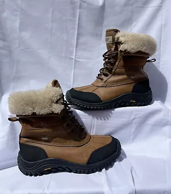 Authentic UGG Women's Boots Waterproof Adirondack II Snow  Otter Brown SZ 8 • $145