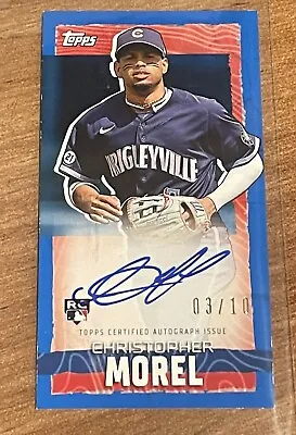 2023 Topps Rip Mini Rc Auto Christopher Morel /10 Chicago Cubs • $75