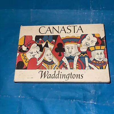 Waddingtons Canasta Vintage Card Game - Complete • £7.89