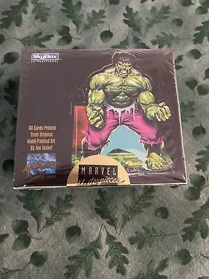 1992 Marvel Masterpieces Skybox Factory Sealed Box - 267546/350000 • $350