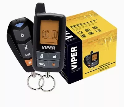 New Viper 5305v 2 Way Lcd Vehicle Car Alarm Keyless Entry Remote Start System • $164