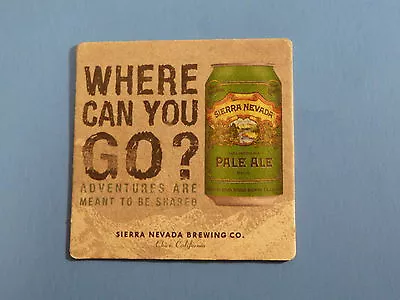 BEER COASTER ~ Sierra Nevada Pale Ale ~ Chico California ~ Where Can You Go? • $16.10