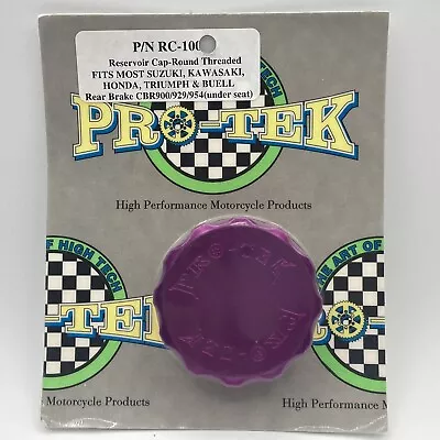 Pro-tek Front Brake Fluid Reservoir Cap Honda CBR900RR/929/954 • $14.99