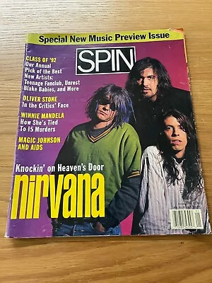 Nirvana Spin Magazine January 1992 • $3.99