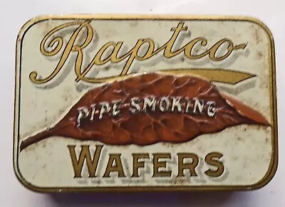 Raptco Wafers Flat Pocket EMPTY Tobacco Tin • $9