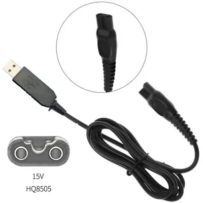 $5.59 • Buy New USB 15V Charger Adapter Power Cable Cord Lead For Philips Shaver Trimmer