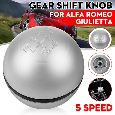 5 Speed Gear Stick Shift Knob Shifter For Alfa Romeo Giulietta 50294565 55346345 • $28.99