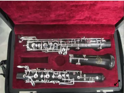 Prestini Professional Oboe Full Conservatory – Marigaux  Model – Grenadilla Wood • $2900