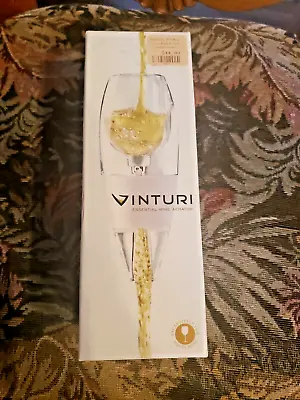 Vinturi Essential White Wine Aerator Includes No Drip Stand And Travel Pouch4136 • $24.99