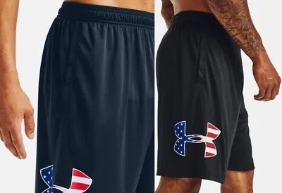 Under Armour Men's Freedom Tech Graphic Shorts 10  Casual Workout Fitness Shorts • £25.55