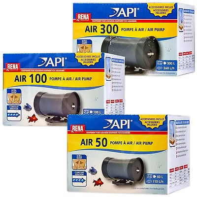 £8.99 • Buy API Air Pumps Aquarium Water Oxygenation Bubble Maker Fish Tank Air Stones