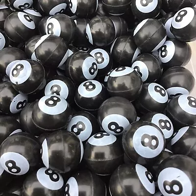 12 Pool Billiard 8 Ball Rubber Bouncy Super Balls Party Favors ~1.25in (32mm) • $12.99