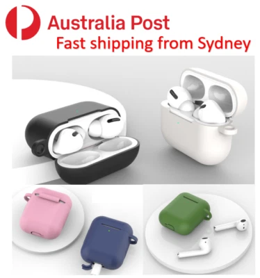 $3.99 • Buy Apple AirPods Silicone Gel Case Shockproof Protective Skin Cover AirPods 1 2 3