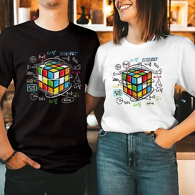 T-Shirt (150) Rubiks Cube World Maths Day School Kids Boys Girls Gift T Shirt • £7.99