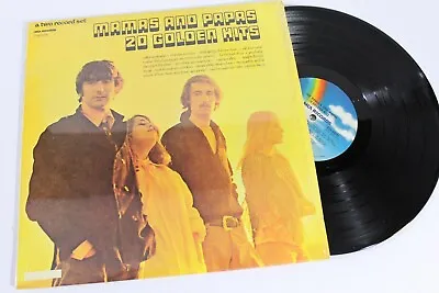 The Mamas And The Papas - 20 Golden Hits - Double LP - NM Vinyl - Shrink • $52