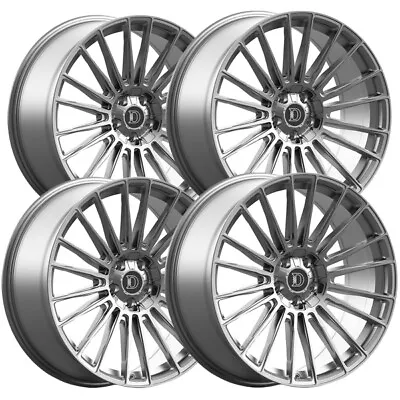 (Set Of 4) Defy D12 17x7.5 5x112/5x120 +35mm Silver Wheels Rims 17  Inch • $563.96