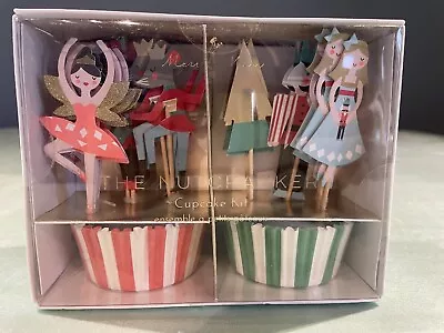 Meri Meri The Nutcracker Cupcake Kit 24 Ct Liners And Toppers NEW • $9.95