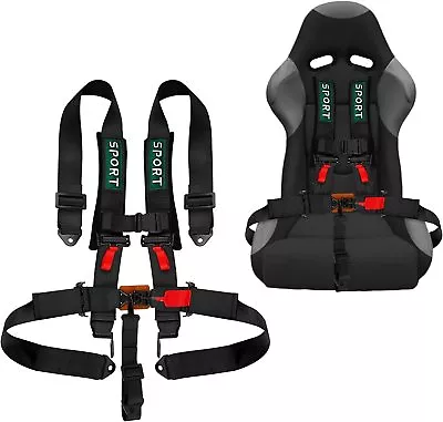 5-Point Safety Seat Belt ATV GO Kart Racing Harness Quick Release W/ 2'' Padding • $62.99