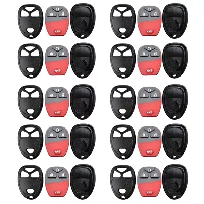 Remote Control Fob Case Shell 4B Compatible With GM OUC60221 OUC60270 (10 Pack) • $14.43