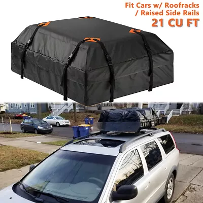 21 Cubic Feet Rooftop Box Bag Cargo Luggage Carrier For Volvo XC70 XC90 XC 60 40 • $59.11